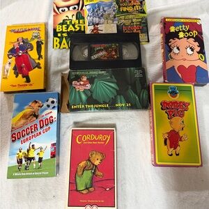 Classic Cartoon and Movie VHS Collection.
